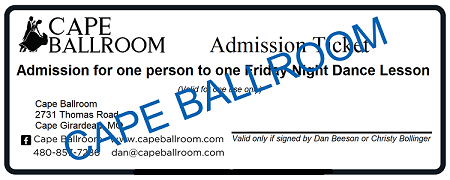 sample ticket